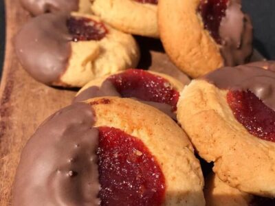 Berisso-Pepas de membrillo bañadas en chocolate