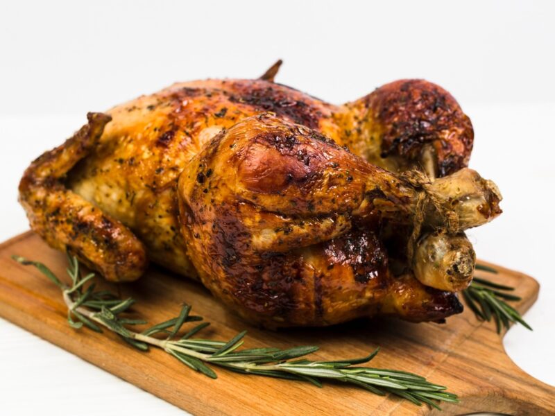 San Bernardo - Pollo Spiedo con Papas $26000 Tel: 01163781652